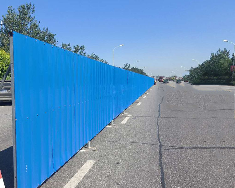 石景山工程围挡板案例