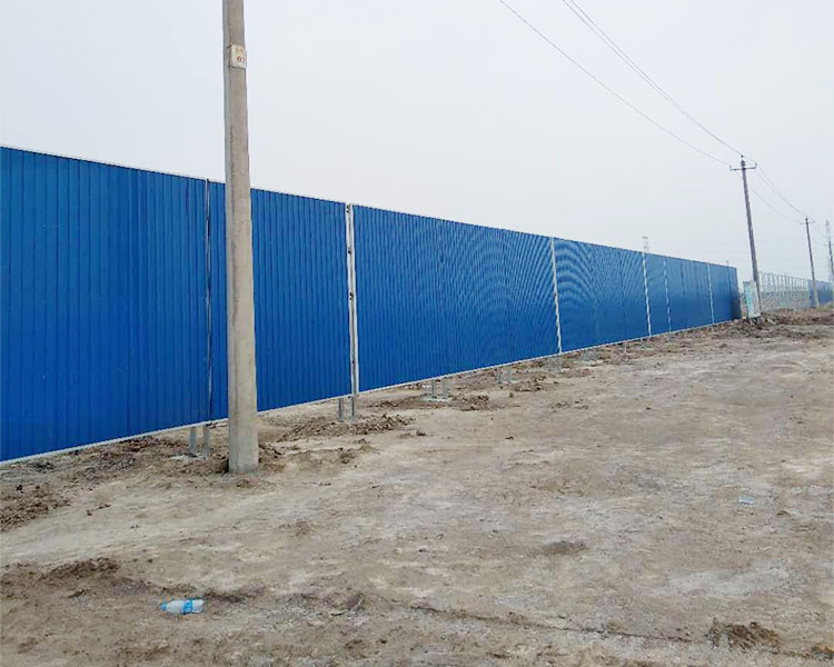 石景山彩钢围挡板案例